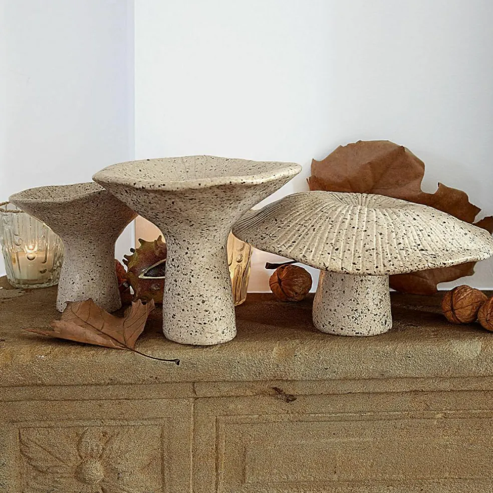Lot de 3 champignons décoratifs Safoura