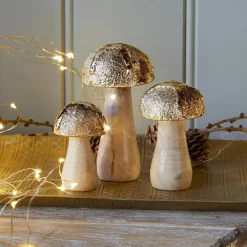 Lot de 3 champignons décoratifs Myrska