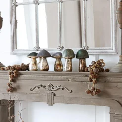 Lot de 5 champignons décoratifs Grana