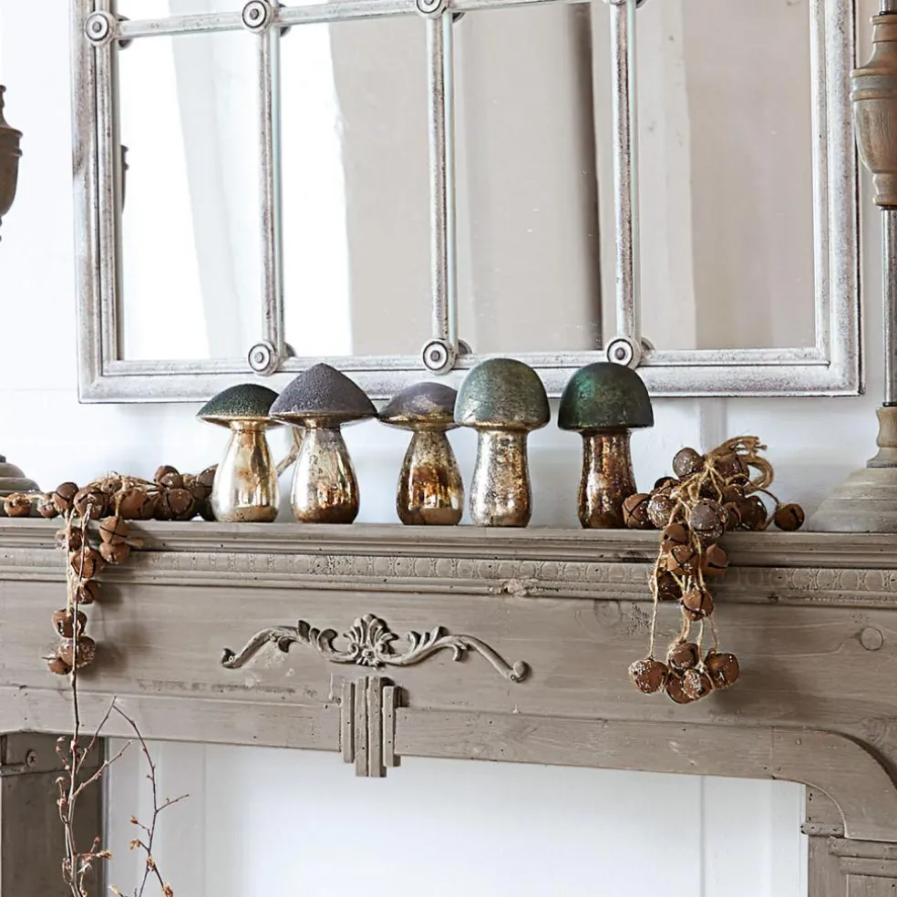 Lot de 5 champignons décoratifs Grana