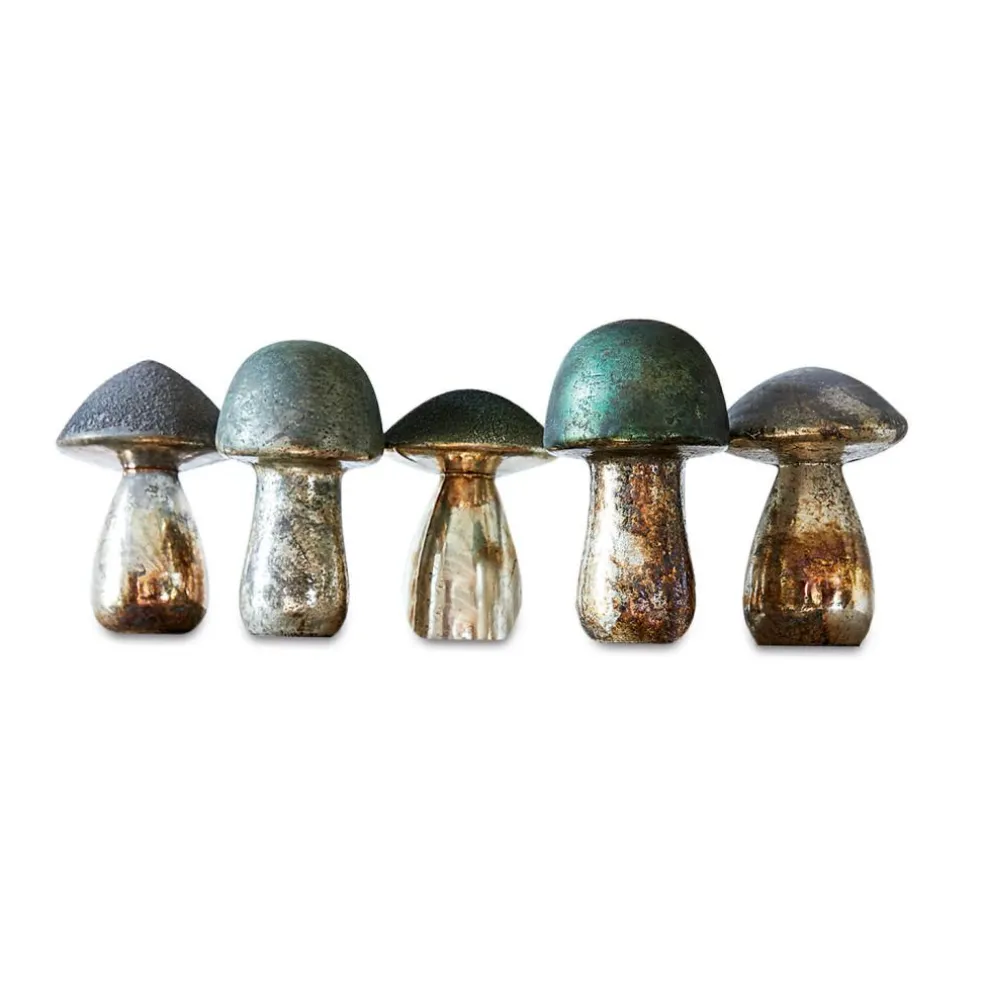 Lot de 5 champignons décoratifs Grana