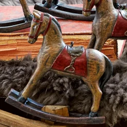 Lot de 4 chevaux décoratifs Cory