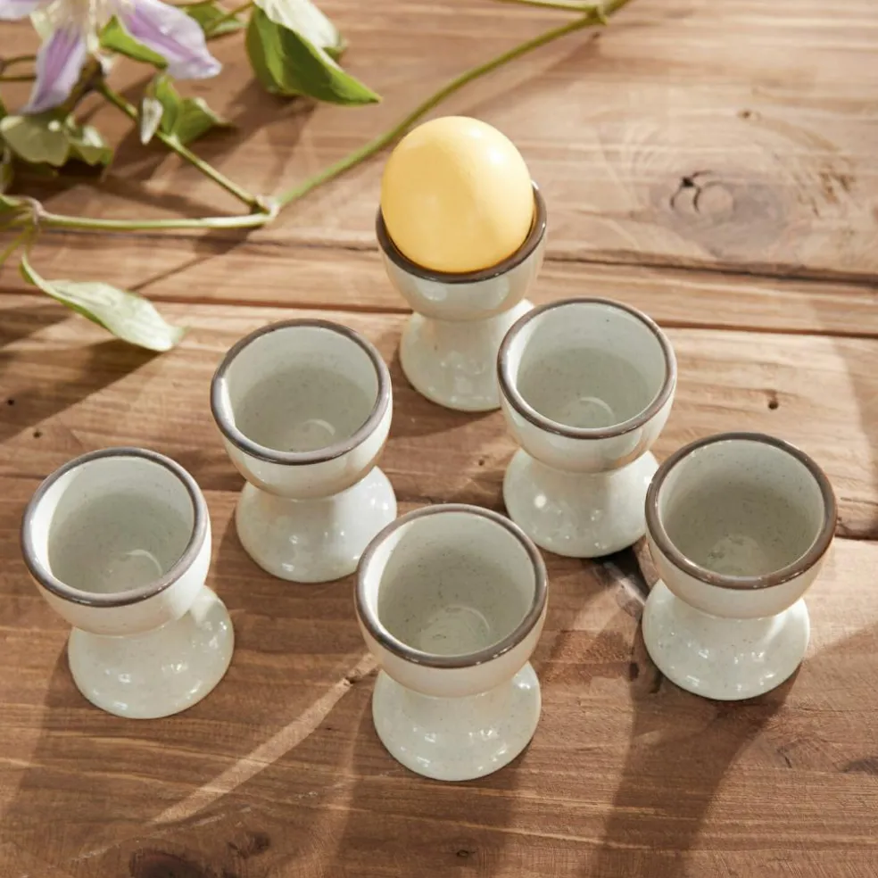 Lot de 6 coquetiers Biarré