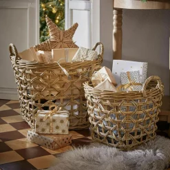 Lot de 2 corbeilles Qivoran