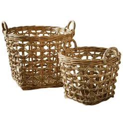 Lot de 2 corbeilles Qivoran