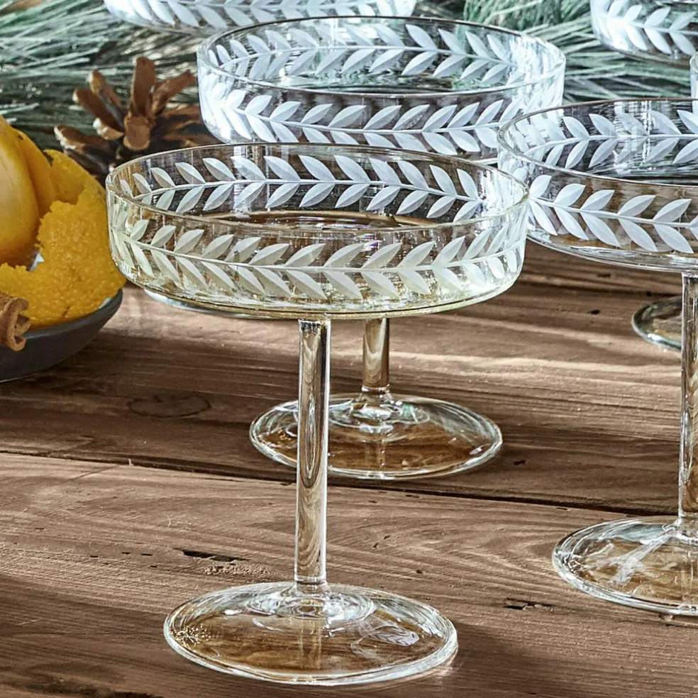 Lot de 6 coupes à champagne Macomb