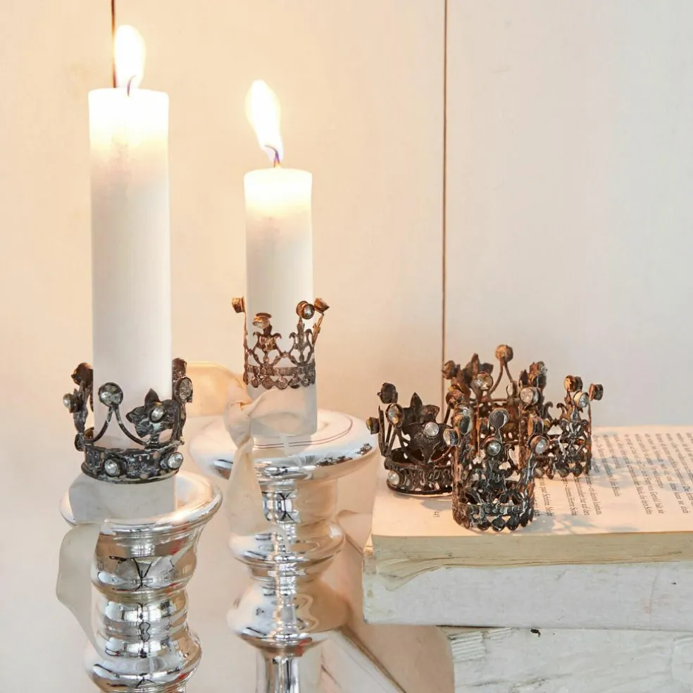 Lot de 6 couronnes décoratives Margareta