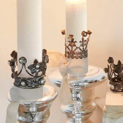 Lot de 6 couronnes décoratives Margareta