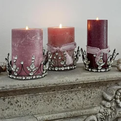 Lot de 3 couronnes décoratives Bigas