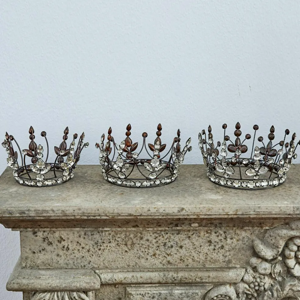 Lot de 3 couronnes décoratives Bigas