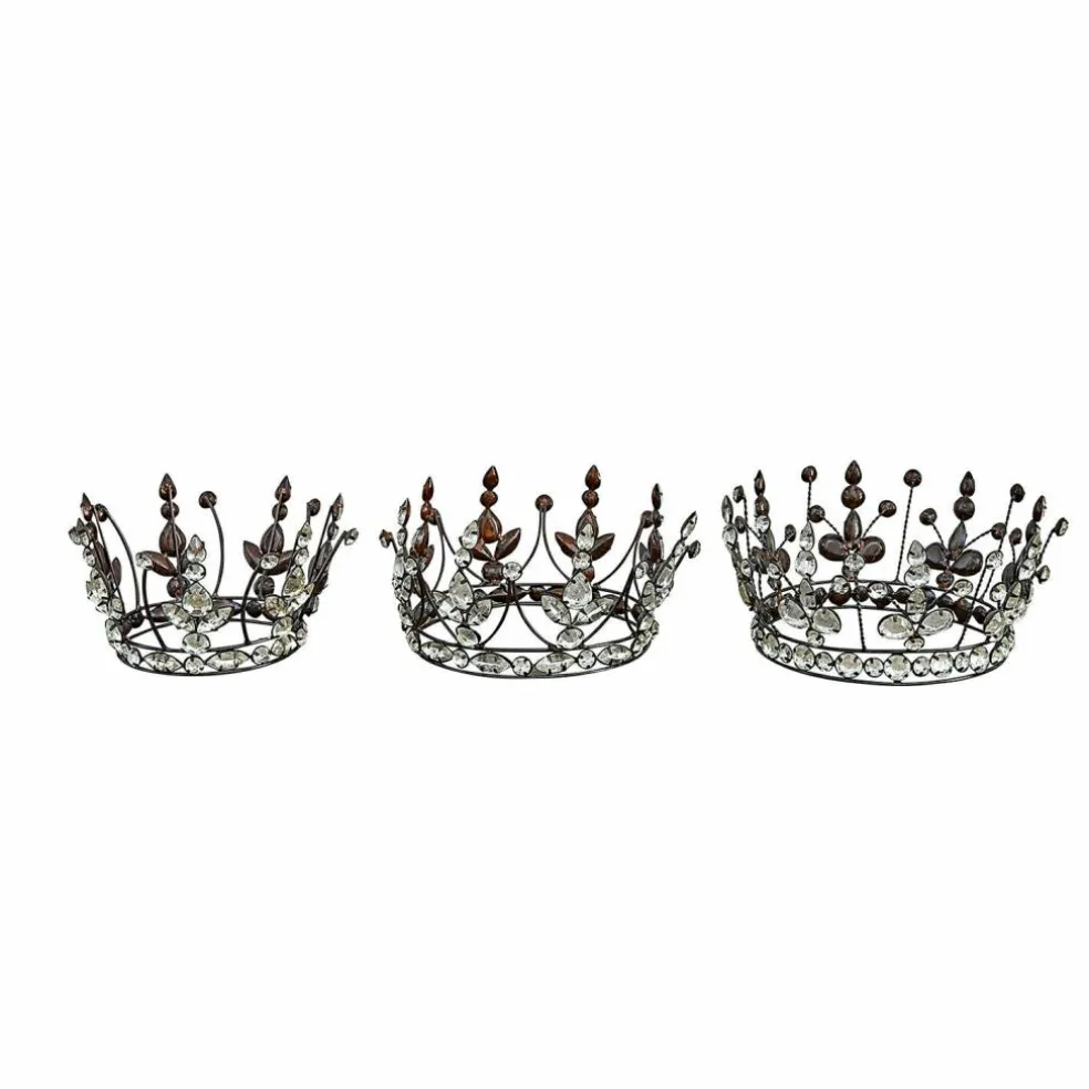 Lot de 3 couronnes décoratives Bigas