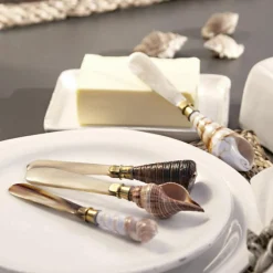 Lot de 4 couteaux à beurre Ruby