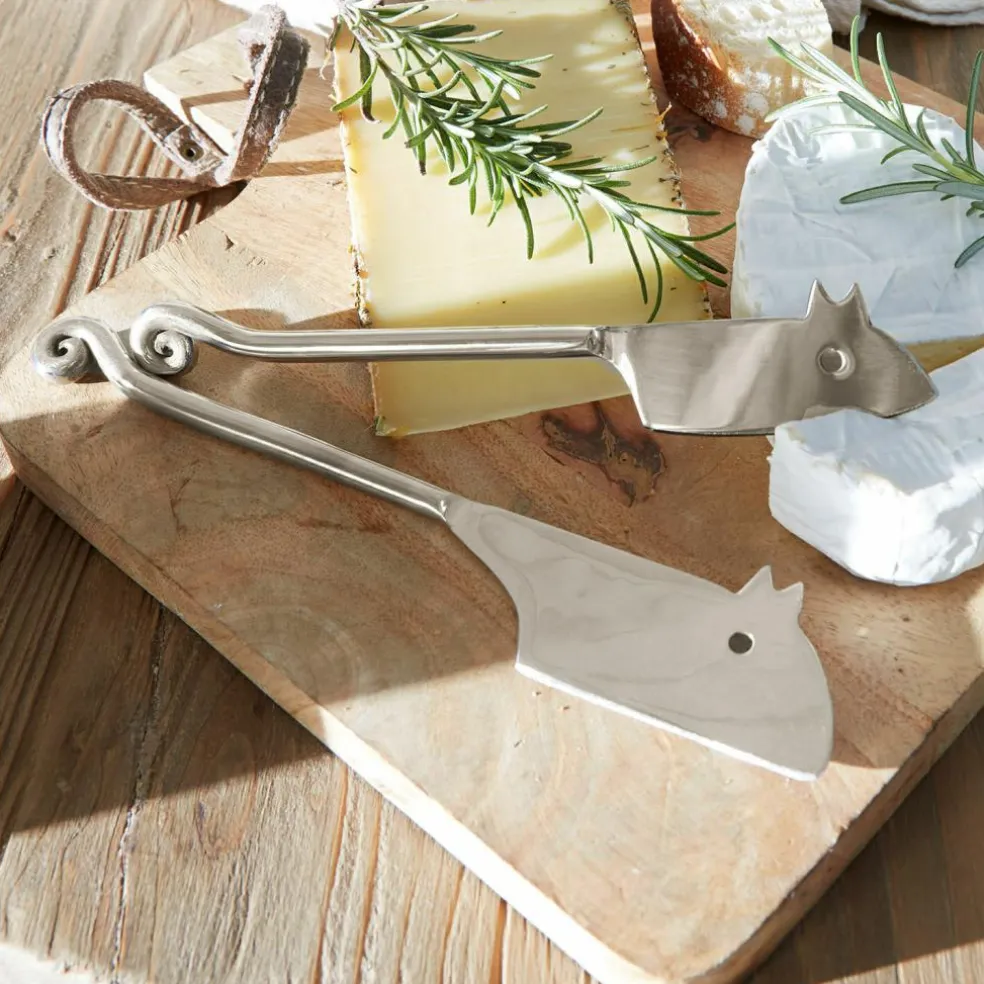 Lot de 2 couteaux à fromage Hadley