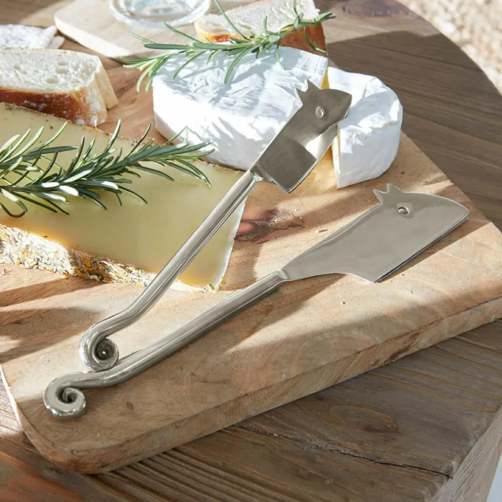 Lot de 2 couteaux à fromage Hadley