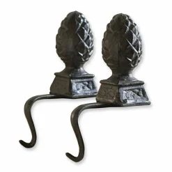 Lot de 2 crochets pomme de pin Lucielle