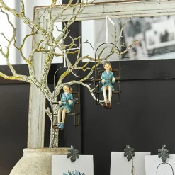 Lot de 2 décorations à suspendre Herveline