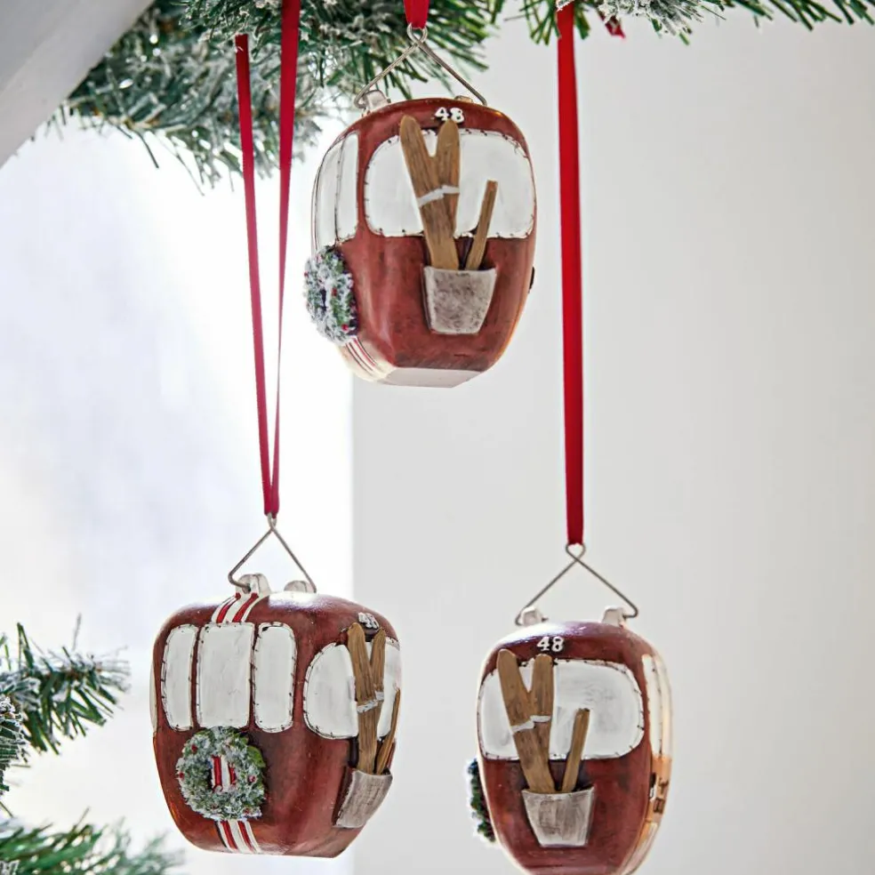 Lot de 4 décorations à suspendre Barnes