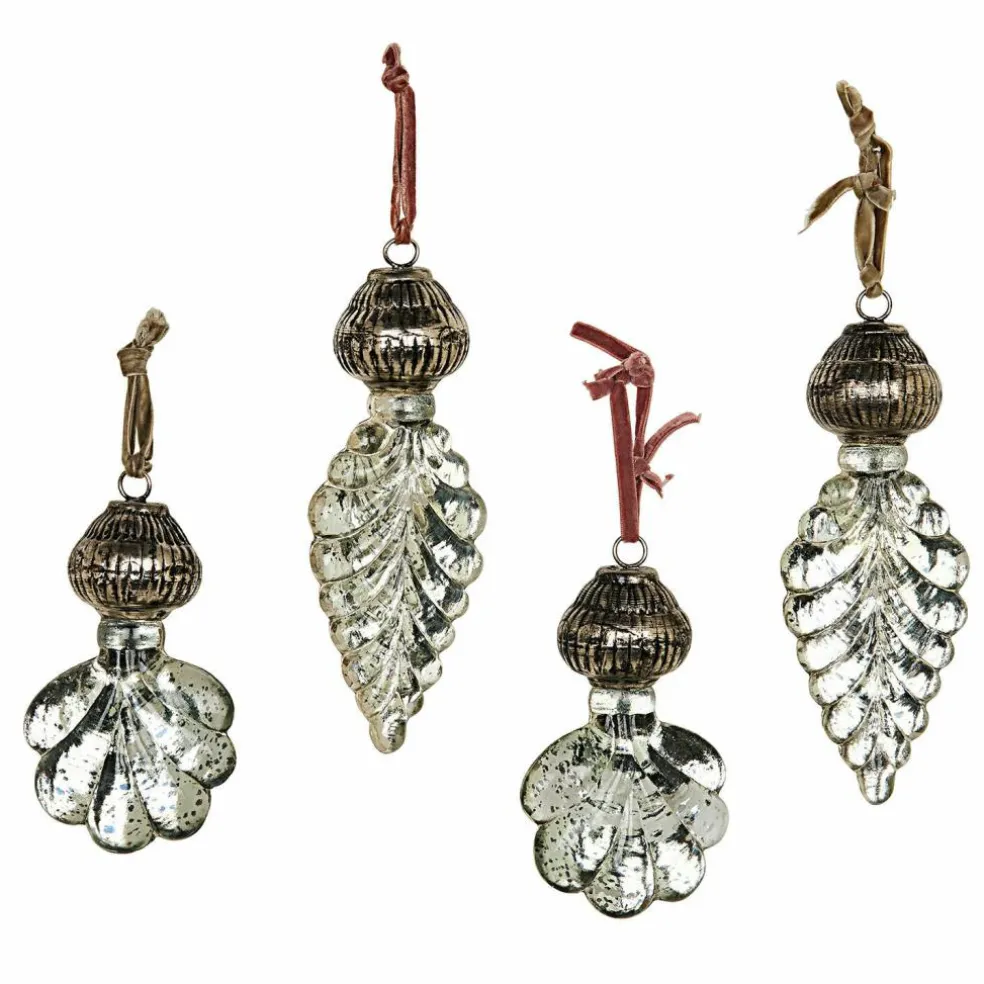 Lot de 4 décorations à suspendre Géraudet