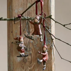 Lot de 3 décorations à suspendre Bibury