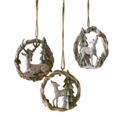 Lot de 3 décorations à suspendre Miranah