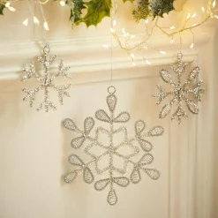 Lot de 3 décorations à suspendre Skadi