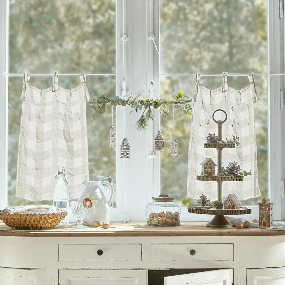 Lot de 4 décorations à suspendre Gabin