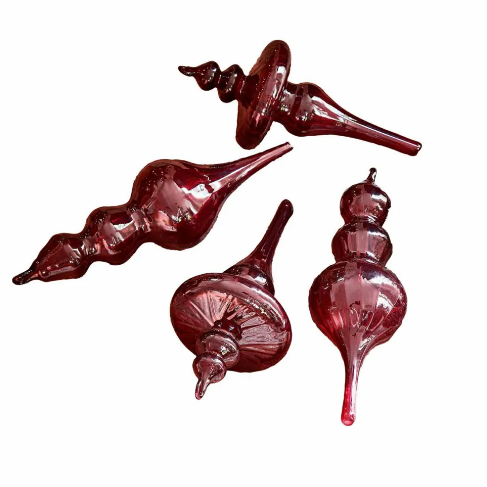 Lot de 4 décorations à suspendre Camorita