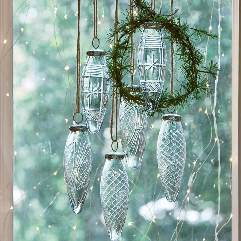 Lot de 6 décorations de Noël Loulay