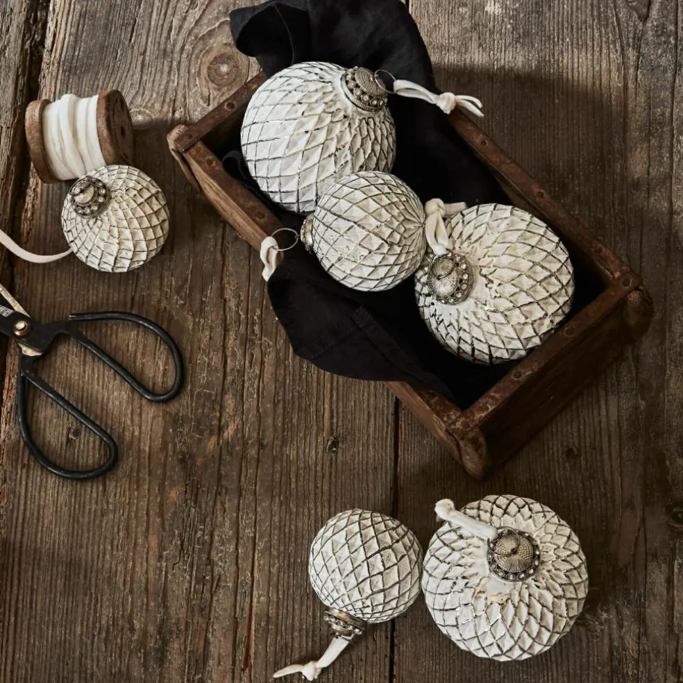 Lot de 6 décorations de Noël Maélys