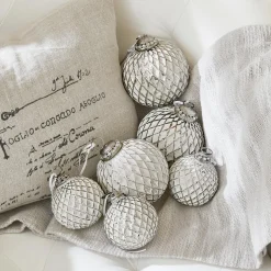 Lot de 6 décorations de Noël Maélys