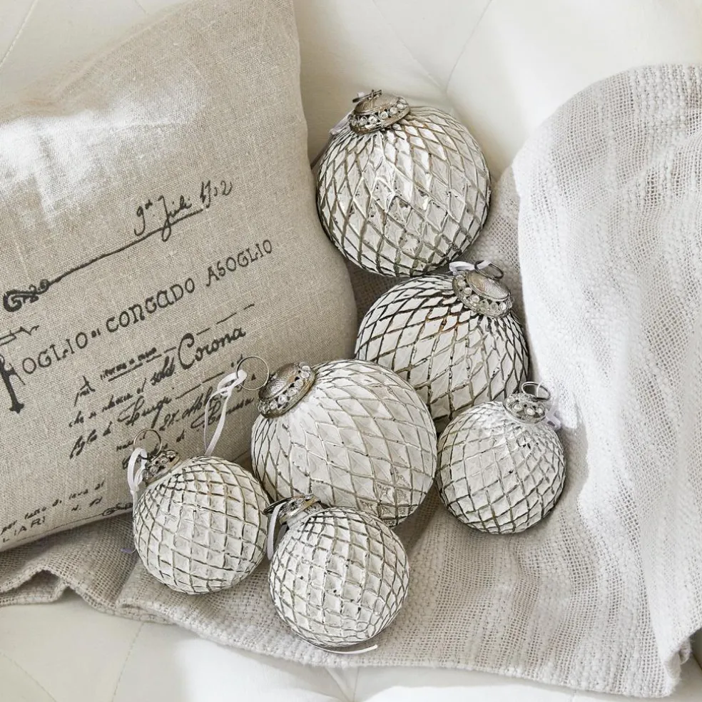 Lot de 6 décorations de Noël Maélys