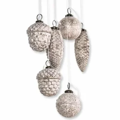 Lot de 6 décorations de Noël Quirat