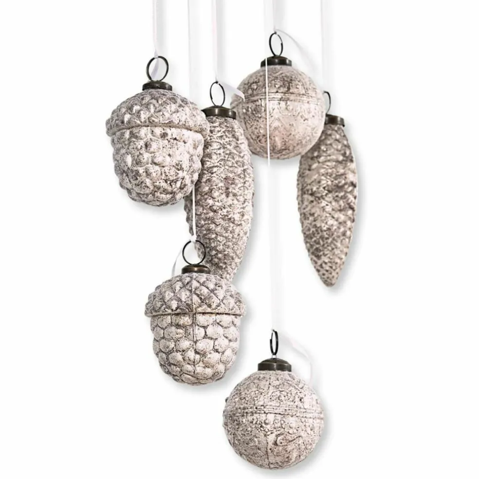 Lot de 6 décorations de Noël Quirat