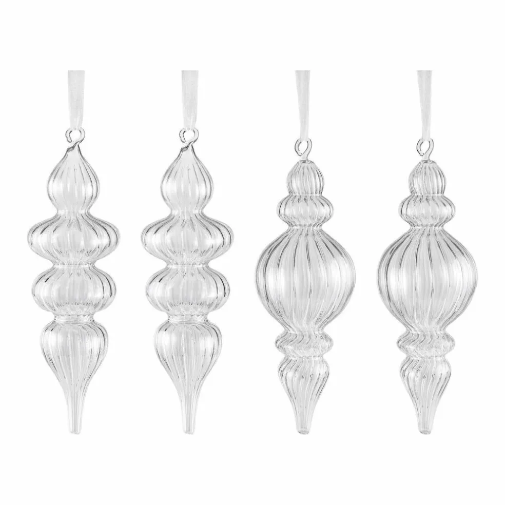 Lot de 4 décorations de Noël Diorise