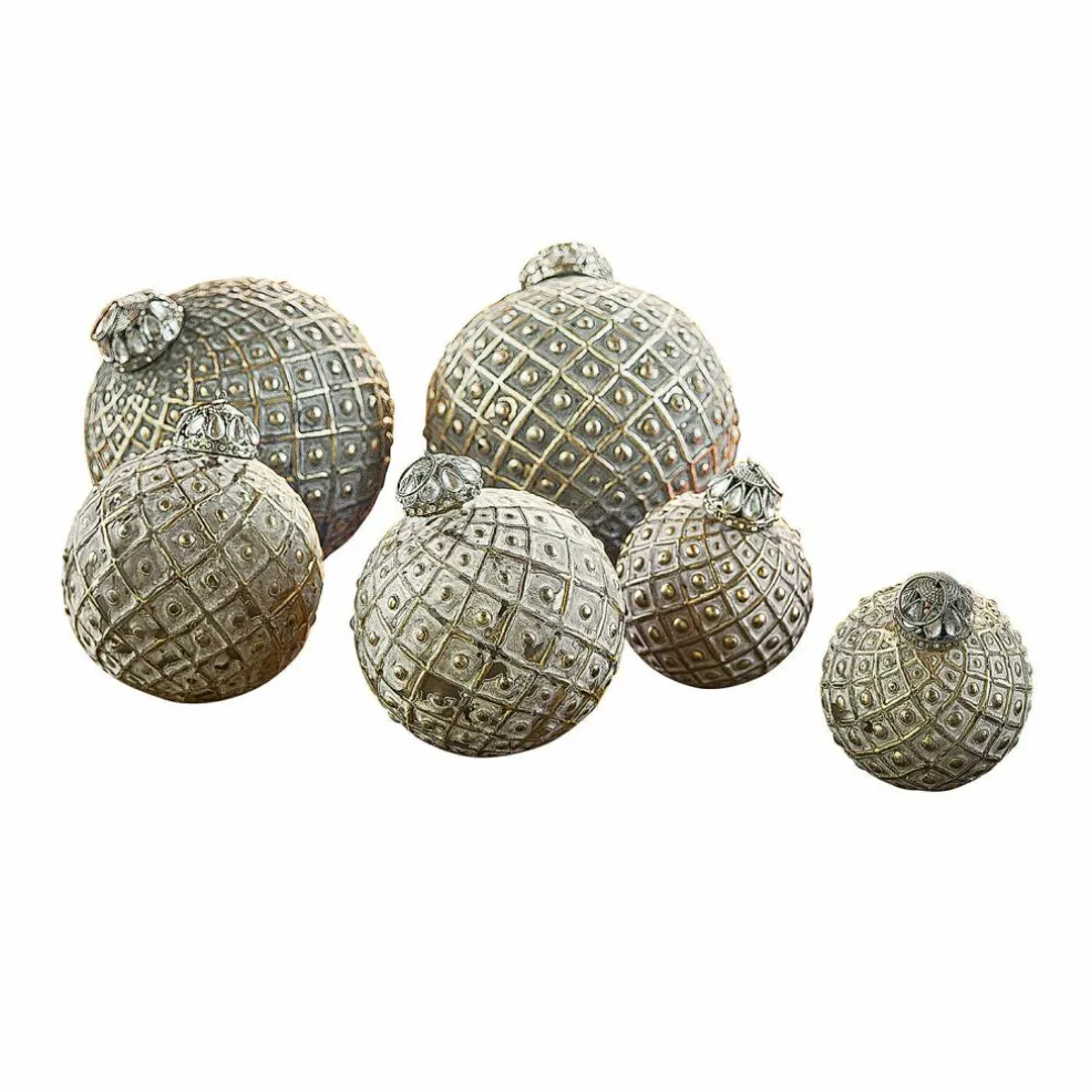 Lot de 6 décorations de Noël Lucero