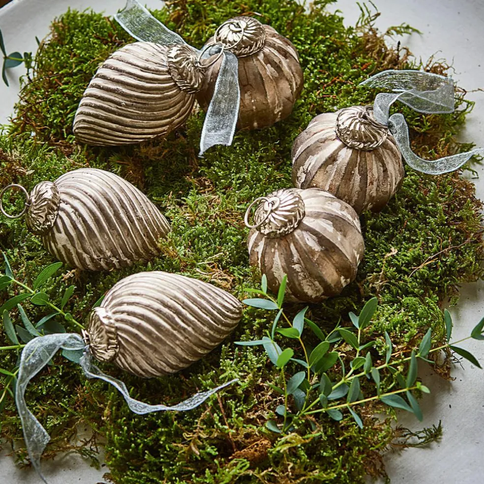 Lot de 6 décorations de Noël Miras