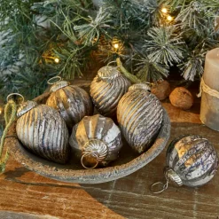 Lot de 6 décorations de Noël Miras