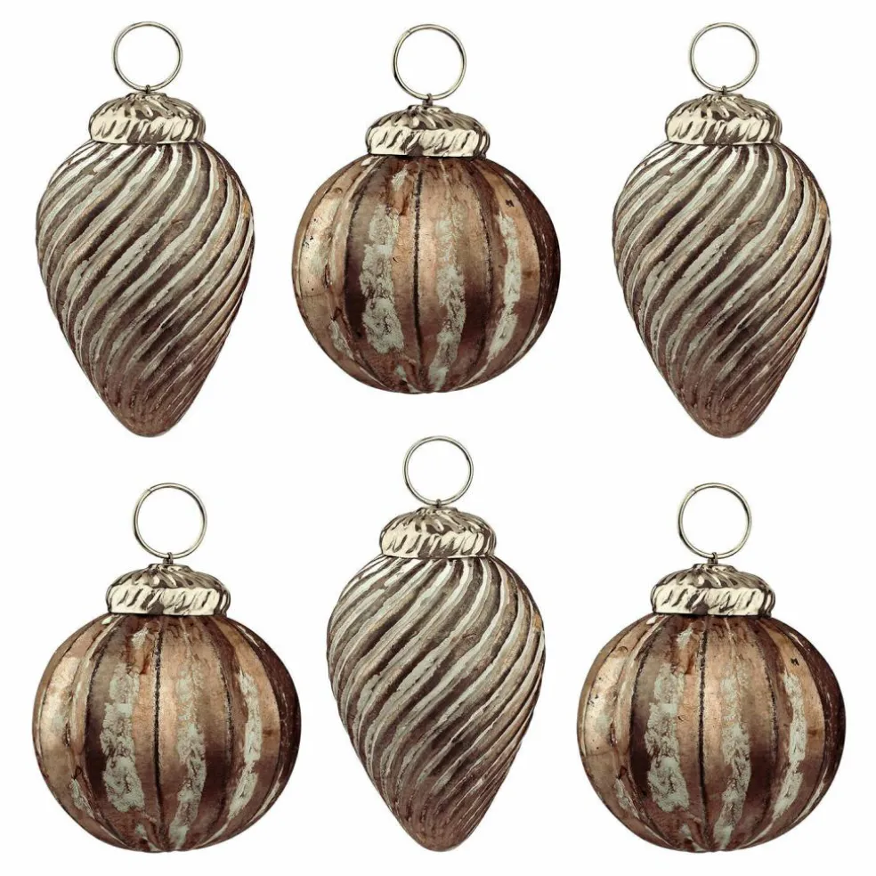 Lot de 6 décorations de Noël Miras