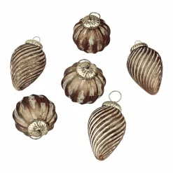 Lot de 6 décorations de Noël Miras