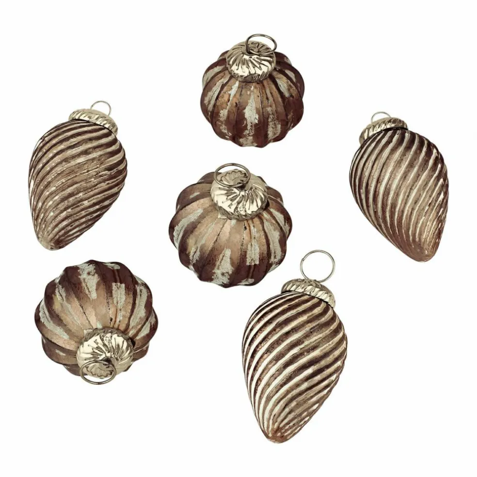 Lot de 6 décorations de Noël Miras