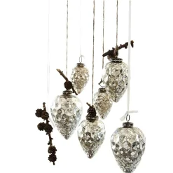 Lot de 6 décorations de Noël Colin