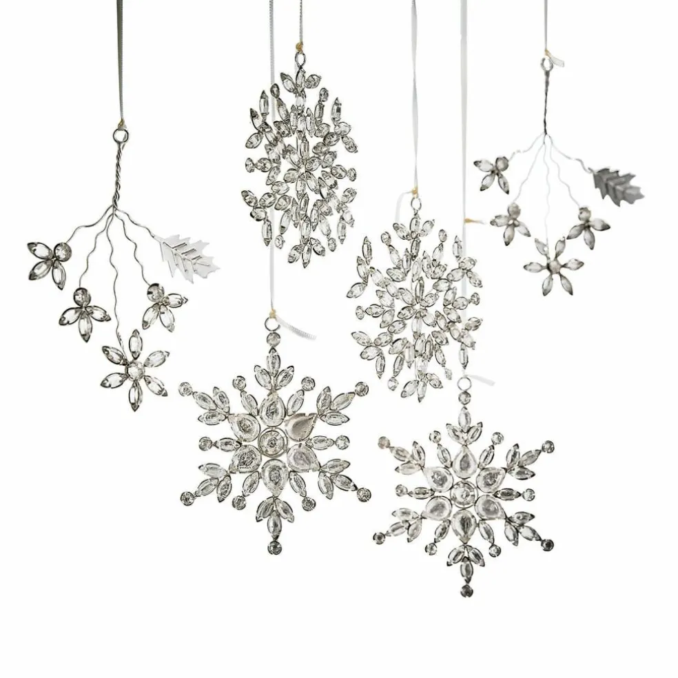 Lot de 6 décorations de Noël Allegan