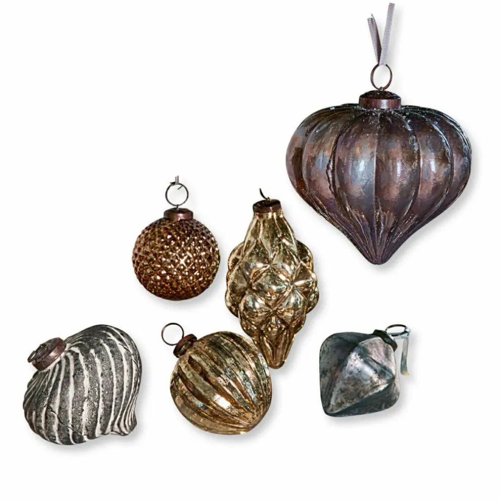 Lot de 6 décorations de Noël Alva