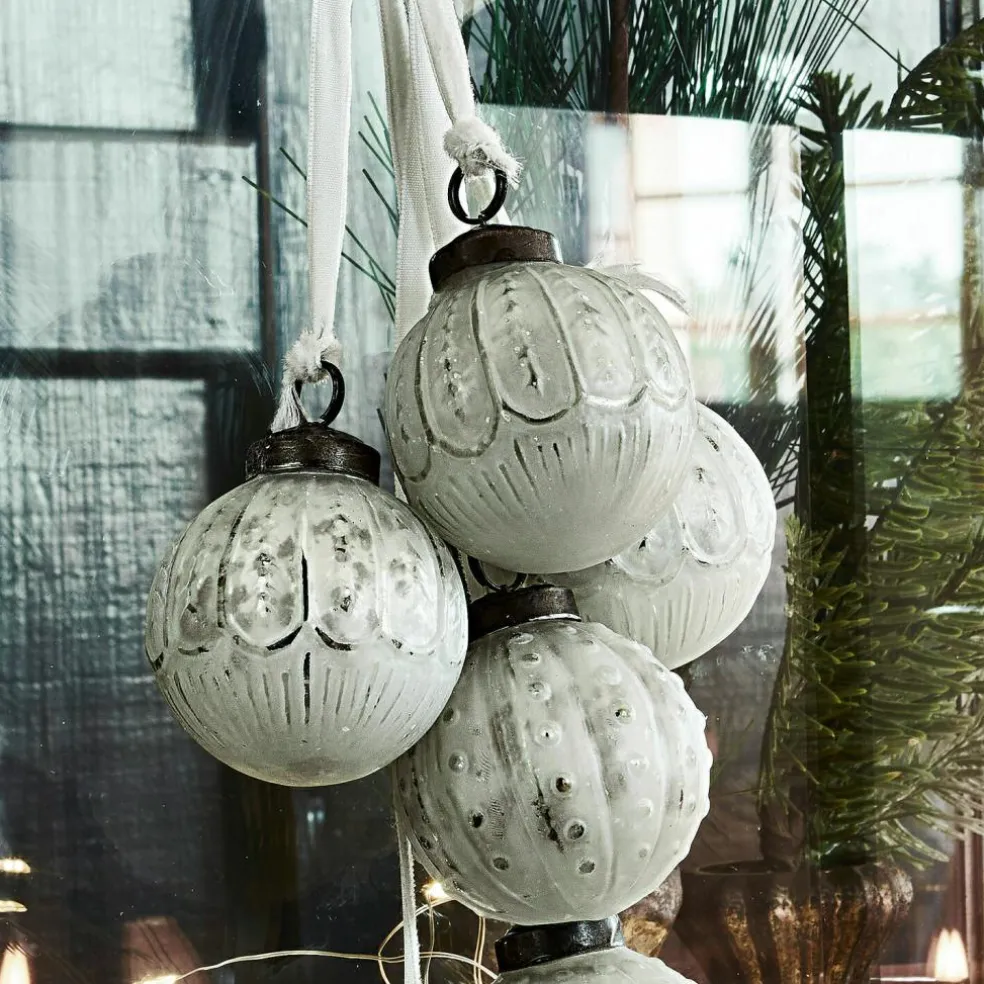 Lot de 6 décorations de Noël Tara