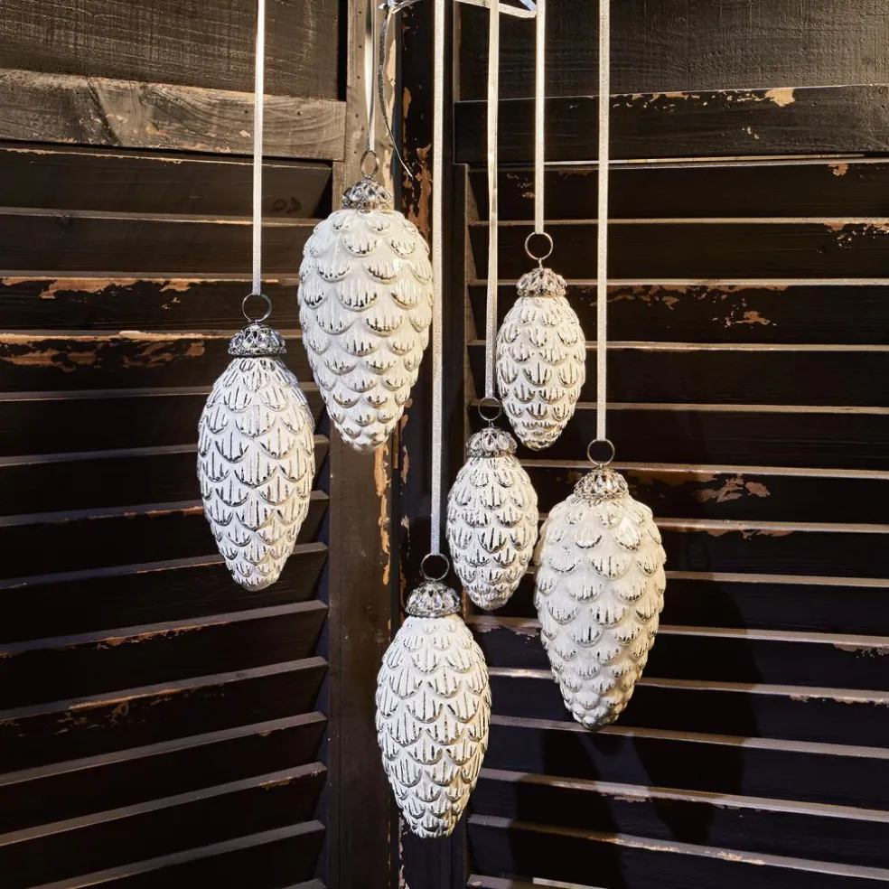 Lot de 6 décorations de Noël Éva