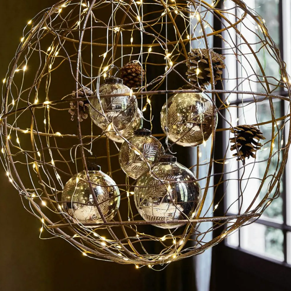 Lot de 6 décorations de Noël Tristan