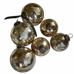 Lot de 6 décorations de Noël Tristan