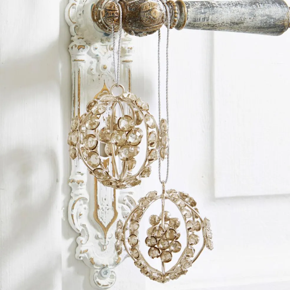 Lot de 2 décorations de Noël Fire Balls