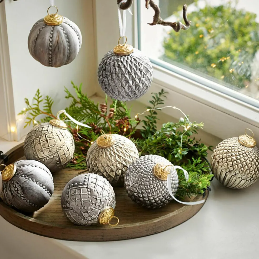 Lot de 8 décorations de Noël Silverlake