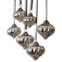 Lot de 6 décorations de Noël Lauranne